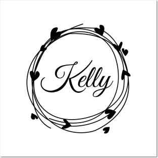 Kelly name cute design Posters and Art
